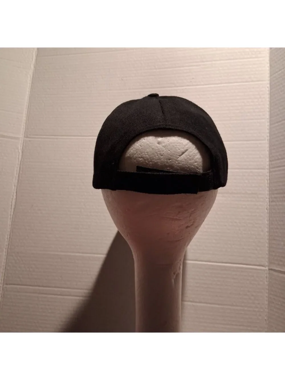 Beijing Embroidered Black Baseball Cap Adjustable Strapback Hat Cotton